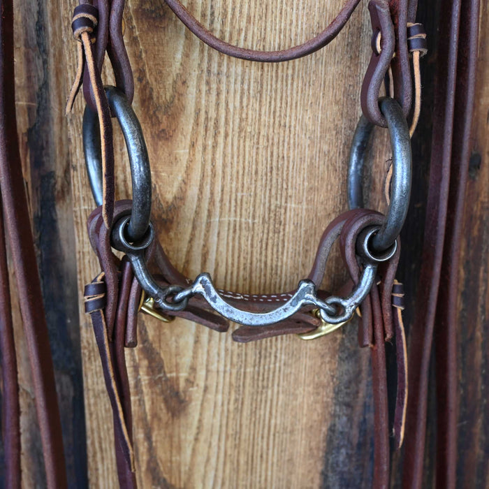 Rod Teuscher O-Ring 3pc. Bridle Rig w/All New Leather