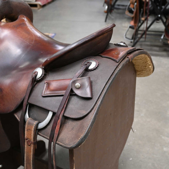 16" USED JEFF SMITH CUTTING SADDLE
