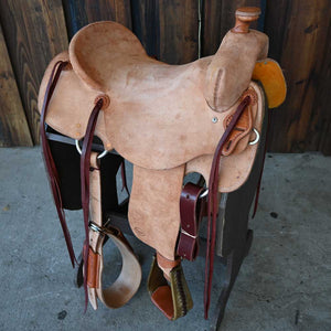 16" TESKEY'S STRIP DOWN RANCH SADDLE