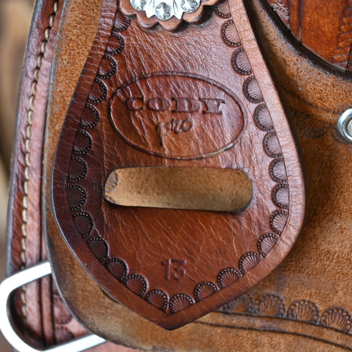 13" USED CODY PRO BARREL SADDLE