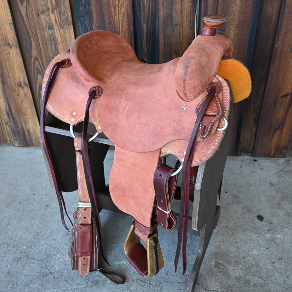 15" TESKEY'S STRIP DOWN RANCH SADDLE