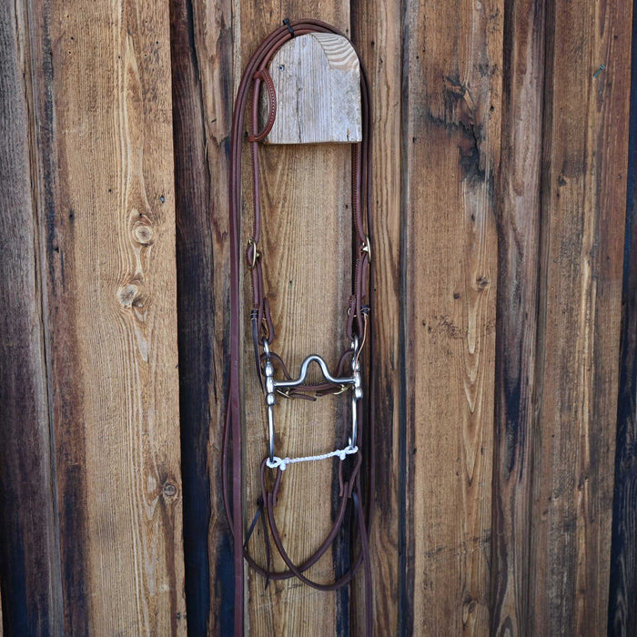 Cow Horse Supply Solid Port Bridle Rig w/All New Leather