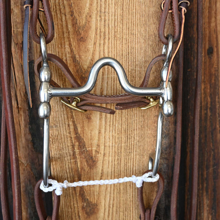 Cow Horse Supply Solid Port Bridle Rig w/All New Leather