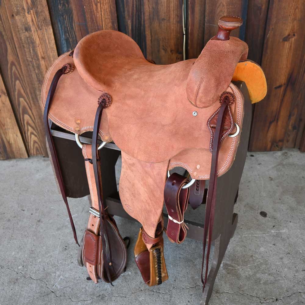 15" TESKEY'S STRIP DOWN RANCH SADDLE