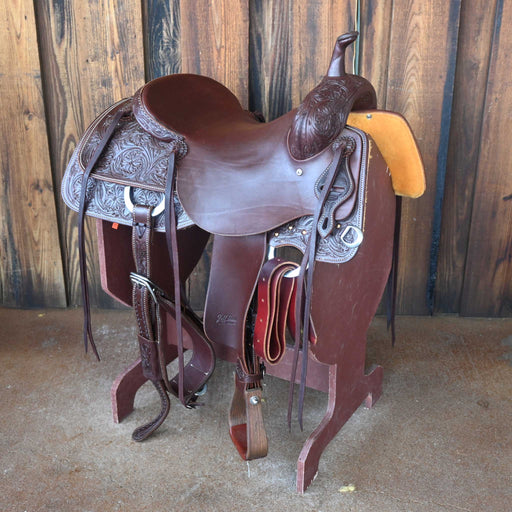 16.5" JEFF SMITH BUSTER WELCH CUTTING SADDLE Saddles - New Jeff Smith