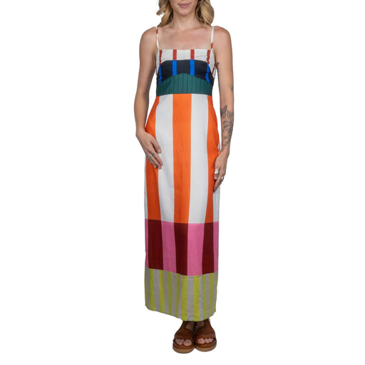 Striped Strappy Sundress WOMEN - Clothing - Dresses Rosa Clothing