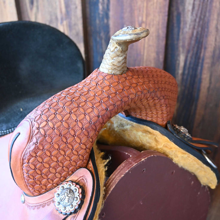 14" USED NASH LEATHER INC. BARREL SADDLE