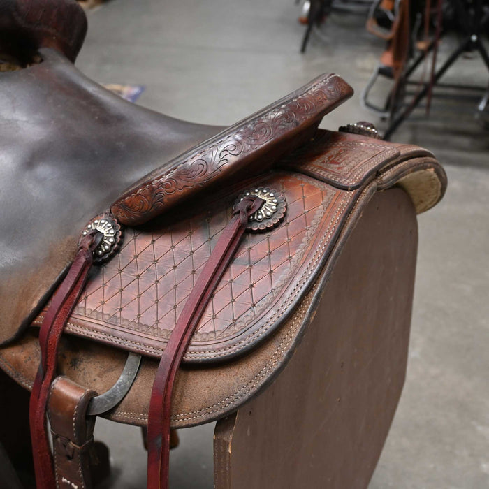 15" USED TRENT WARD RANCH SADDLE