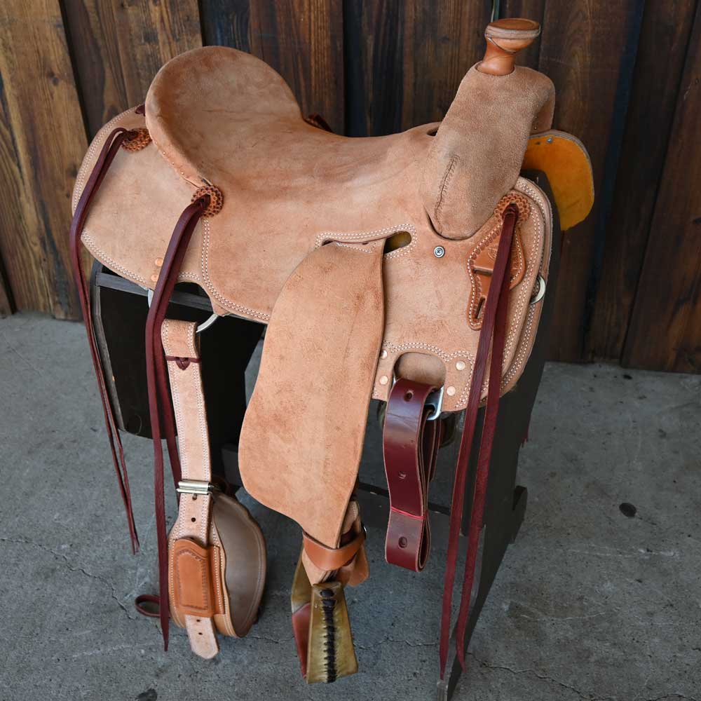 16" TESKEY'S STRIP DOWN RANCH SADDLE Saddles TESKEY'S SADDLERY LLC   