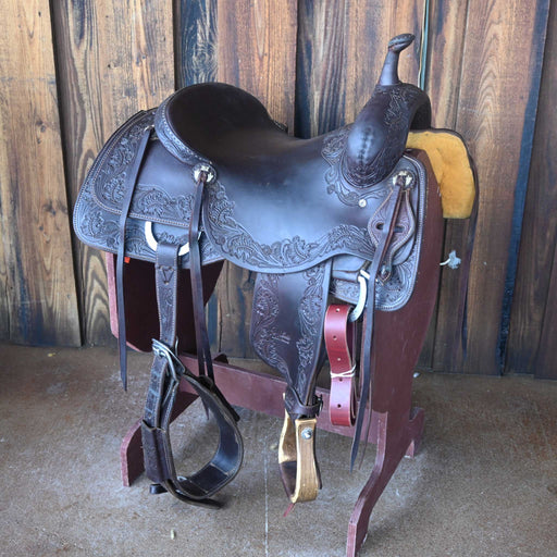 16" USED JEFF SMITH BUSTER WELCH CUTTING SADDLE Saddles - Used Jeff Smith