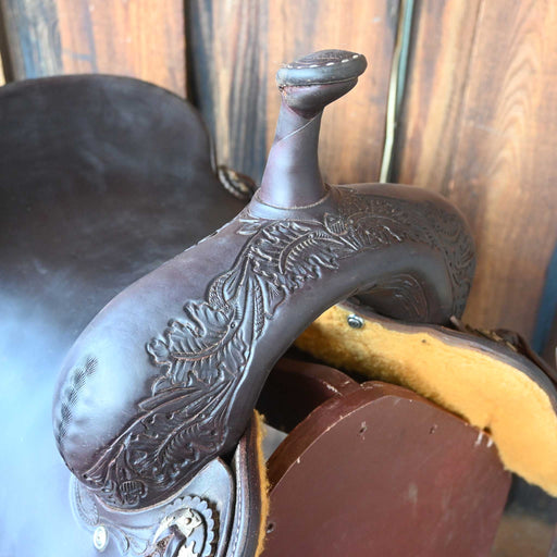 16" USED JEFF SMITH BUSTER WELCH CUTTING SADDLE Saddles - Used Jeff Smith