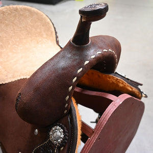 13.5" TESKEY'S BARREL SADDLE Saddles Teskey's Saddlery