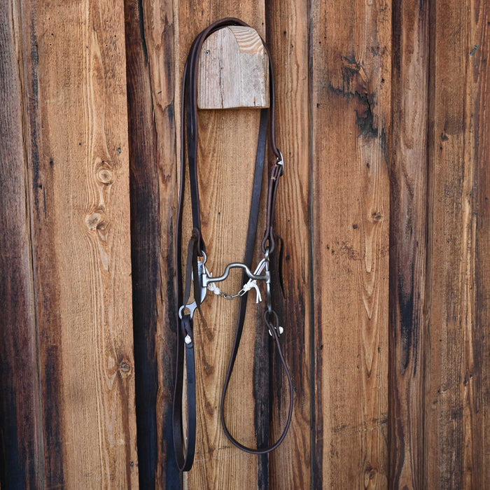 Josh Ownbey Square Port Bridle Rig w/Split Ear Headstall