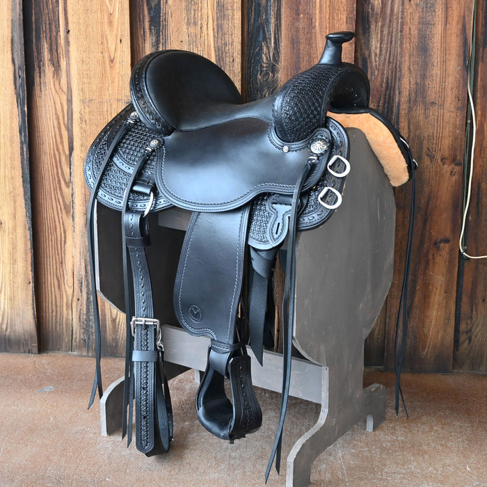 16" CIRCLE Y DARK RIDER FLEX2 TRAIL SADDLE
