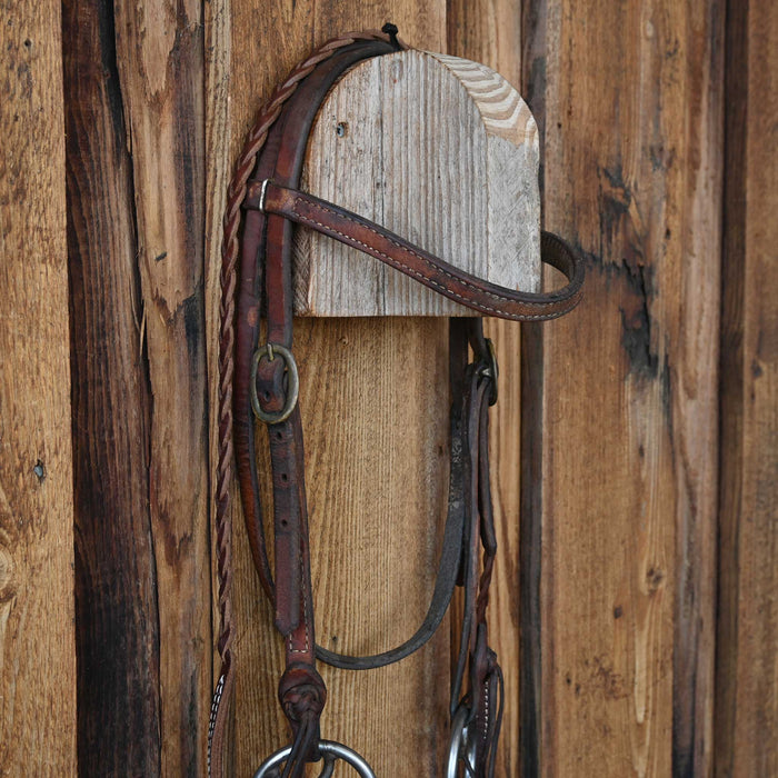JL Bits Locked O-Ring Dogbone Bridle Rig w/Browband Headstall
