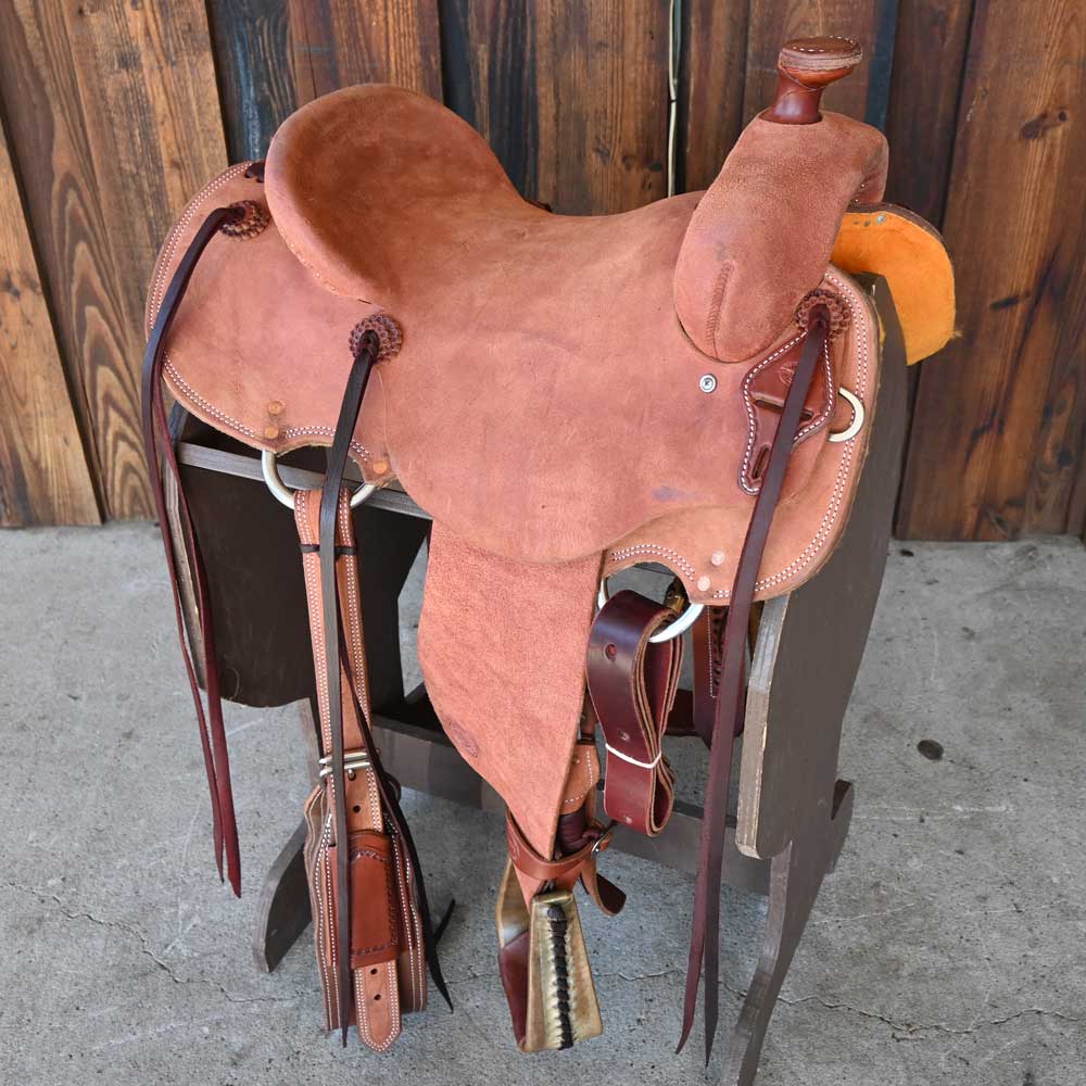 15" TESKEY'S STRIP DOWN RANCH SADDLE Saddles TESKEY'S SADDLERY LLC   