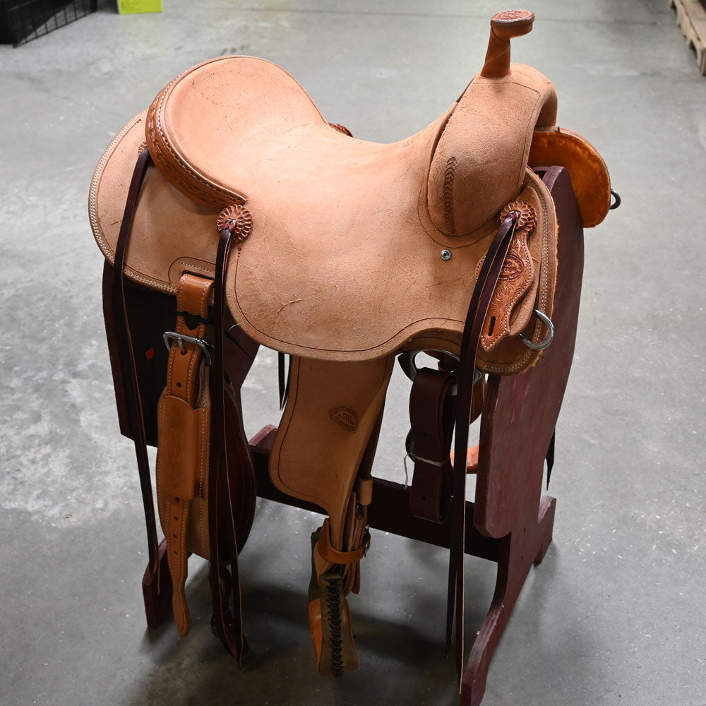 16" TESKEY'S PRO CUTTER RANCH CUTTER SADDLE