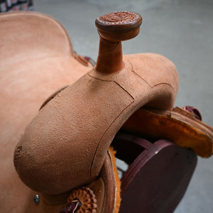 16" TESKEY'S PRO CUTTER RANCH CUTTER SADDLE Saddles Teskey's Saddlery