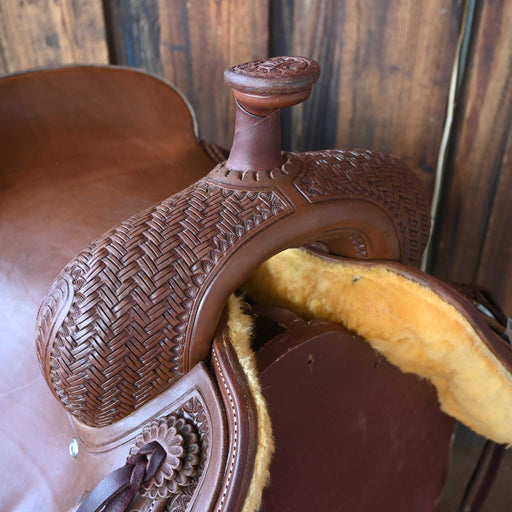 16" JEFF SMITH BEAU GALYEAN RANCH CUTTER SADDLE Saddles - New Jeff Smith