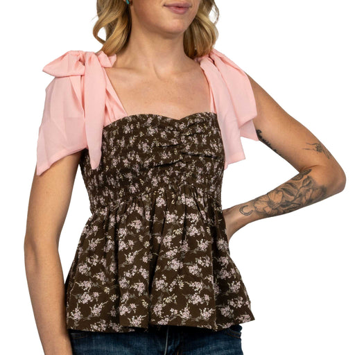 Floral Smocked Top WOMEN - Clothing - Tops - Sleeveless In February