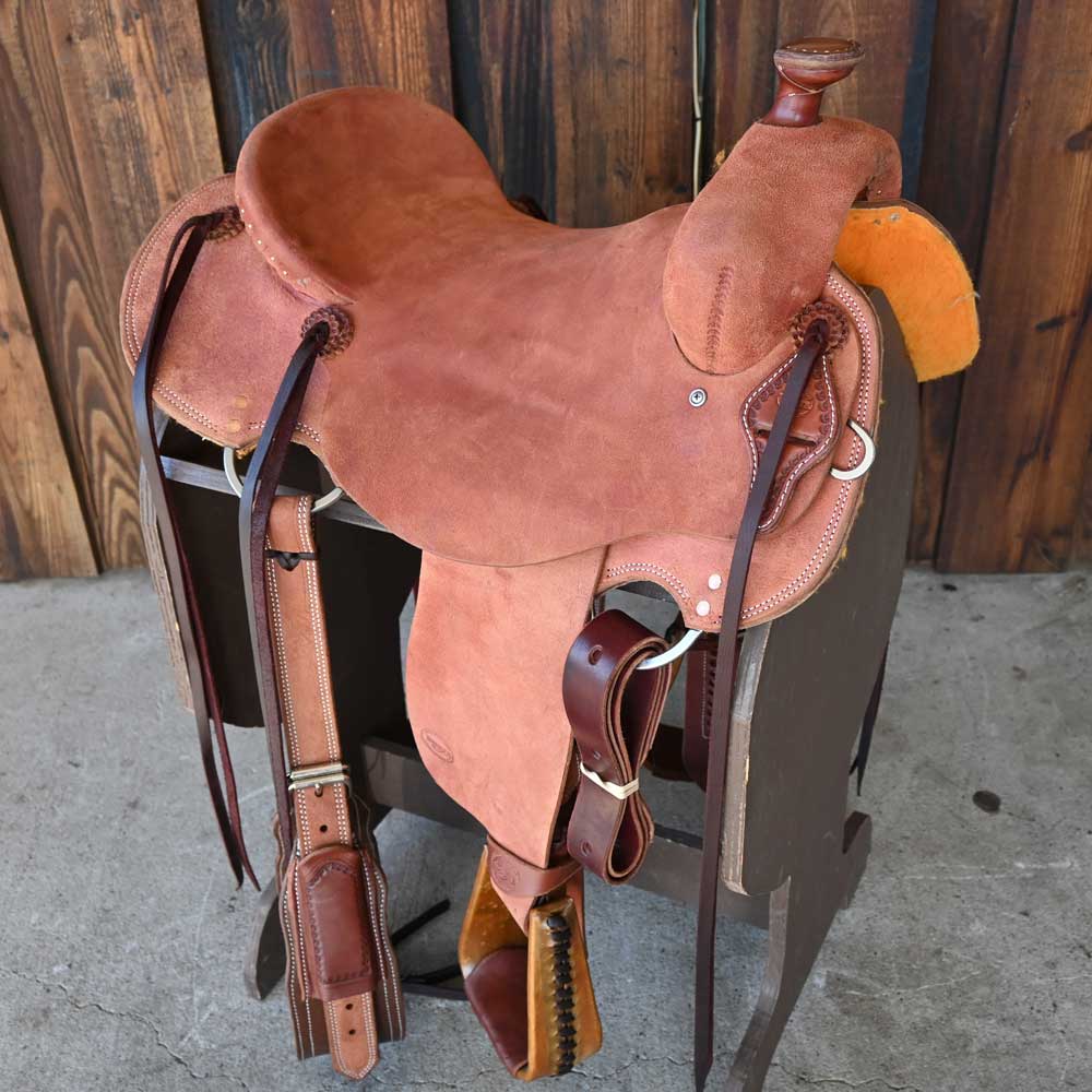 16" TESKEY'S STRIP DOWN RANCH SADDLE Saddles TESKEY'S SADDLERY LLC   