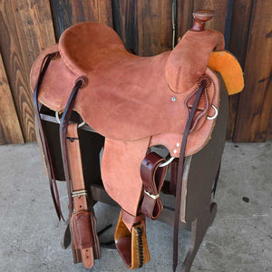 16" TESKEY'S STRIP DOWN RANCH SADDLE