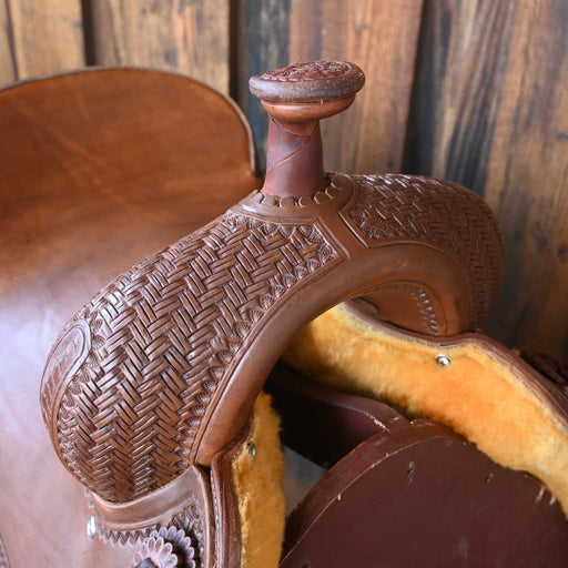 15.5" JEFF SMITH BUSTER WELCH RANCH CUTTER SADDLE Saddles - New Jeff Smith