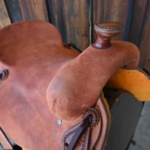 16" TESKEY'S STRIP DOWN RANCH SADDLE