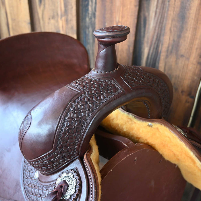 16" JEFF SMITH BUSTER WELCH RANCH CUTTER SADDLE Saddles - New Jeff Smith