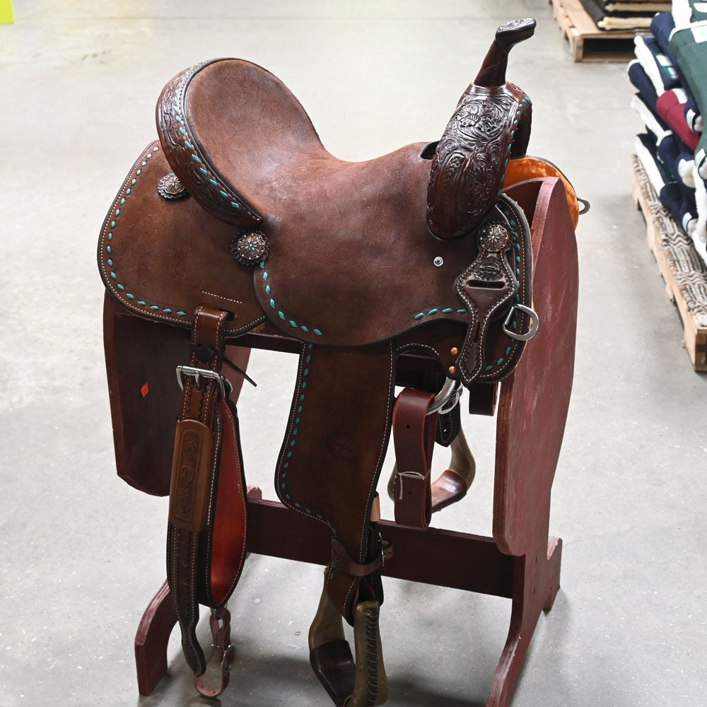 14.5" TESKEY'S BARREL SADDLE Saddles Teskey's Saddlery