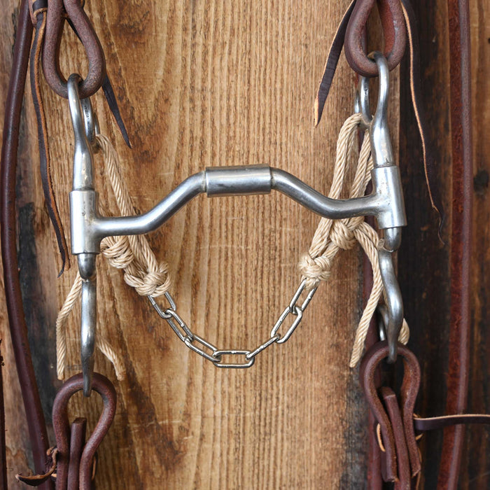 Low Locking Hinge Port Bridle Rig w/Single Ear Headstall