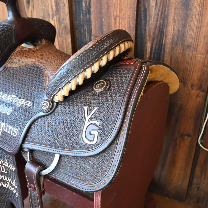 12" USED SCOTT THOMAS TEAM ROPING SADDLE