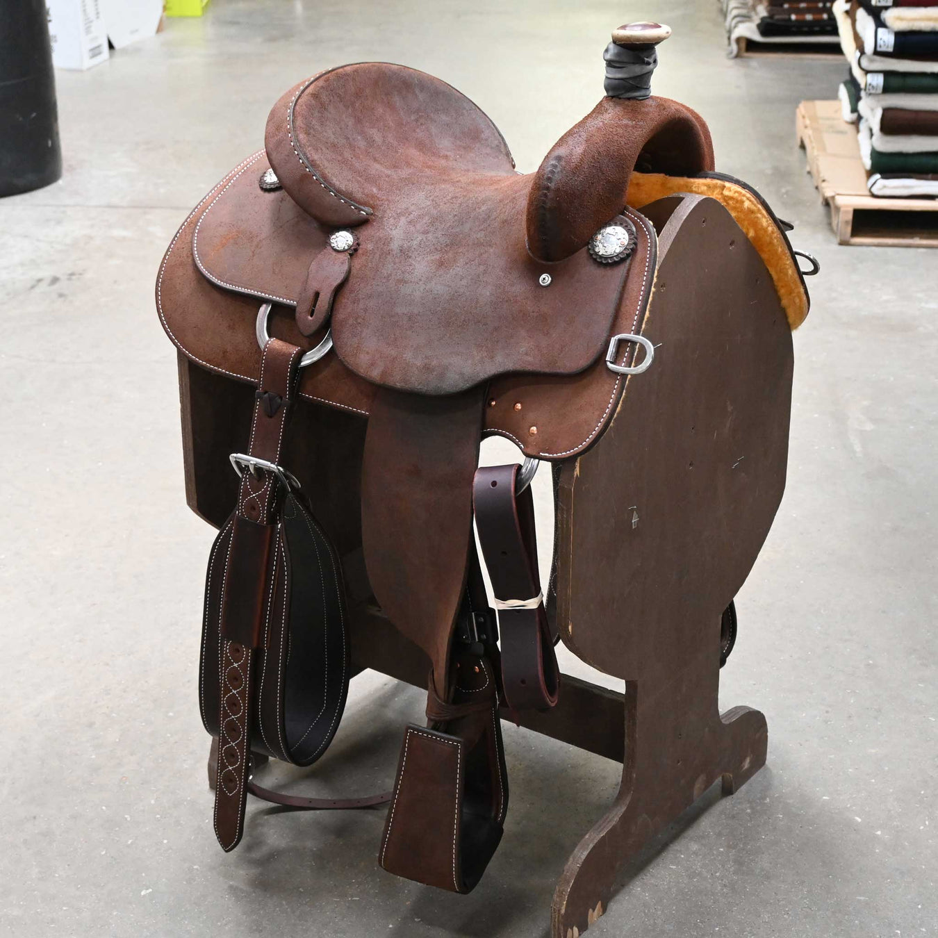 14" DEMO MARTIN ALL AROUND SADDLE Saddles - Used Martin Saddlery