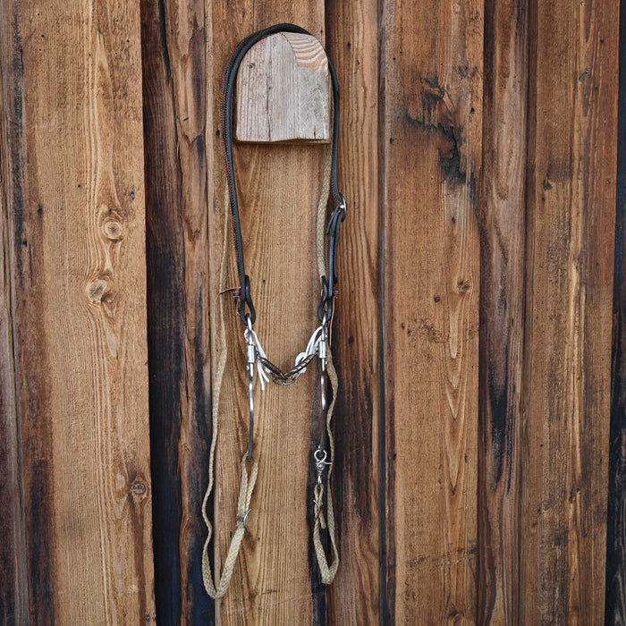 Les Vogt Snaffle Bridle Rig w/Split Ear Headstall