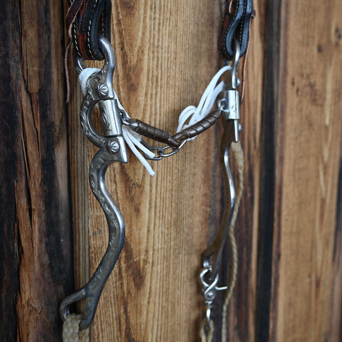 Les Vogt Snaffle Bridle Rig w/Split Ear Headstall