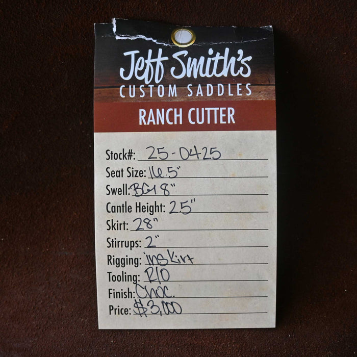 16.5" JEFF SMITH BEAU GALYEAN RANCH CUTTER SADDLE Saddles - New Jeff Smith