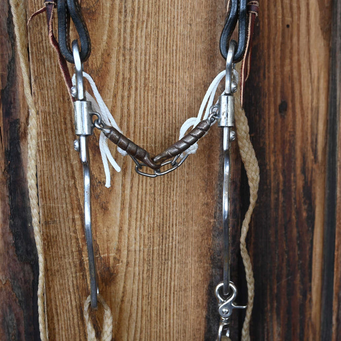 Les Vogt Snaffle Bridle Rig w/Split Ear Headstall
