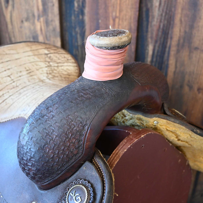 13" USED SCOTT THOMAS TEAM ROPING SADDLE