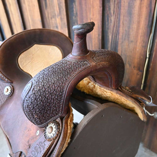 13" USED JEFF SMITH TAMI SEMAS BARREL SADDLE Saddles - Used Jeff Smith