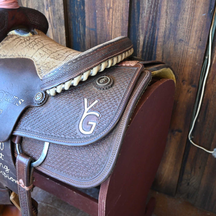 13" USED SCOTT THOMAS TEAM ROPING SADDLE