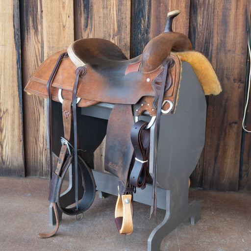 16" USED JEFF SMITH CUTTING SADDLE Saddles - Used Jeff Smith