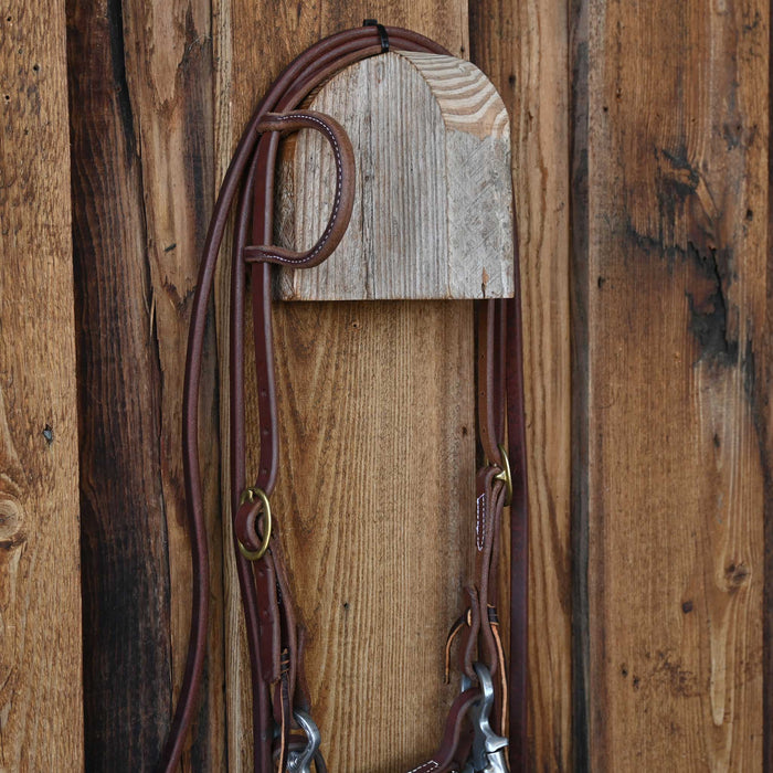 Twisted Wire Snaffle Bridle Rig w/Single Ear Headstall