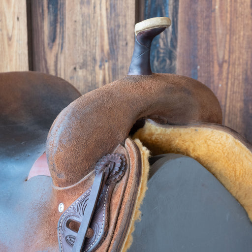 16" USED JEFF SMITH CUTTING SADDLE Saddles - Used Jeff Smith