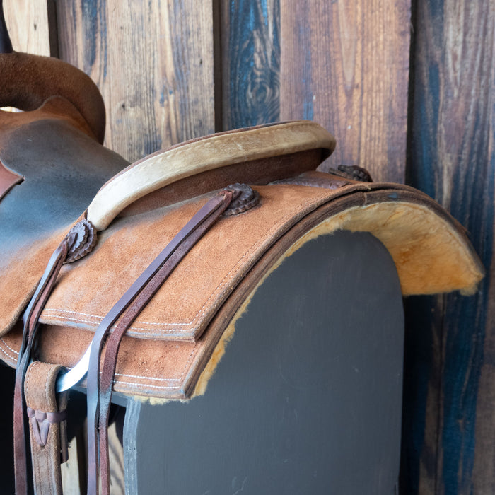 16" USED JEFF SMITH CUTTING SADDLE Saddles - Used Jeff Smith