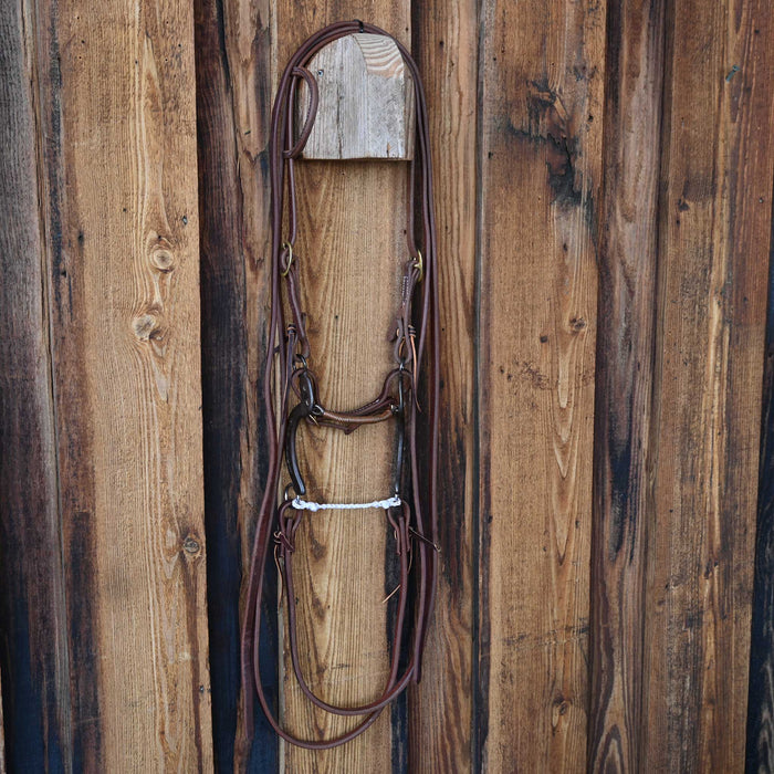 Copper Mullen Bridle Rig w/Single Ear Headstall