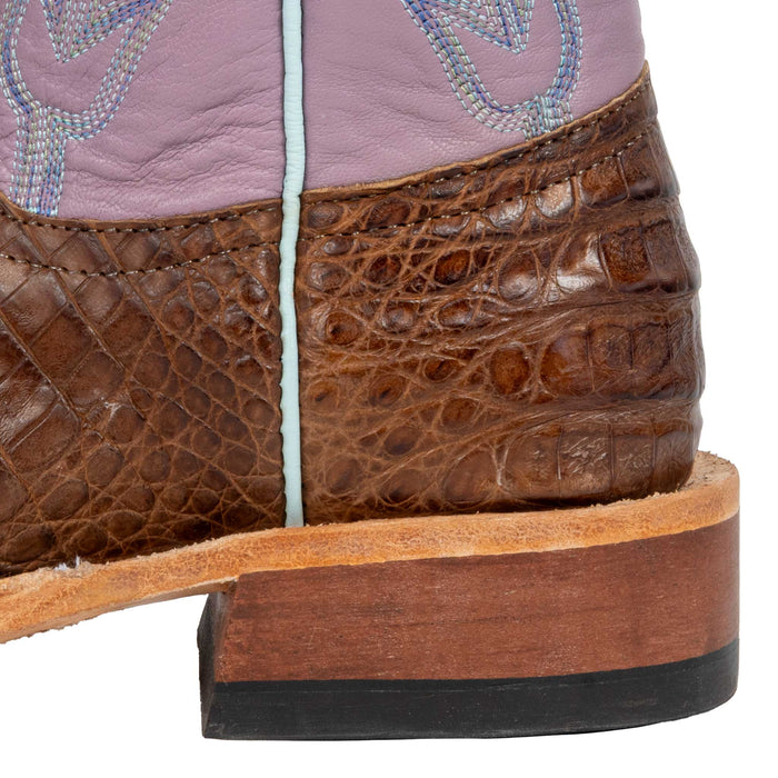 Anderson Bean Women's Post Oak Caiman Belly Boot WOMEN - Footwear - Boots - Exotic Boots Anderson Bean Boot Co.