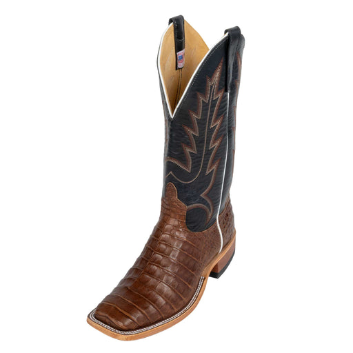 Anderson Bean Men's Post Oak Caiman Belly Boot MEN - Footwear - Exotic Western Boots Anderson Bean Boot Co.