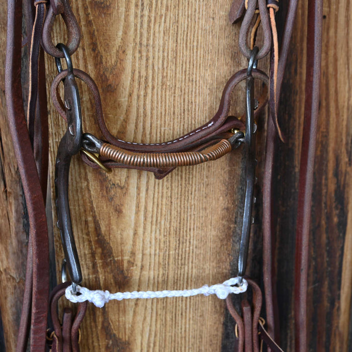 Copper Mullen Bridle Rig w/Single Ear Headstall
