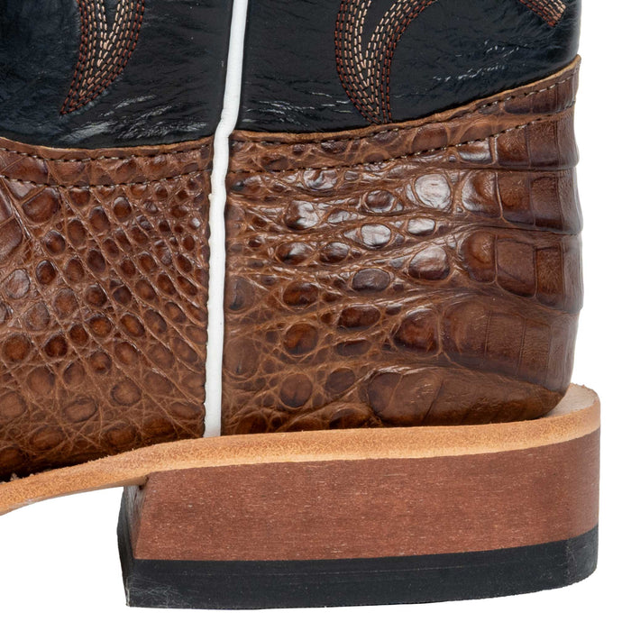 Anderson Bean Men's Post Oak Caiman Belly Boot MEN - Footwear - Exotic Western Boots Anderson Bean Boot Co.