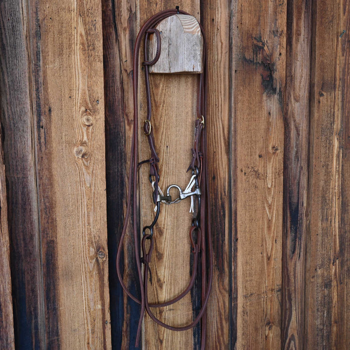 Cow Horse Supply Correction Bridle Rig w/Single Ear Headstall